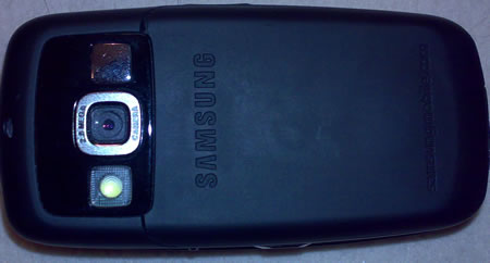 Samsung D600 back