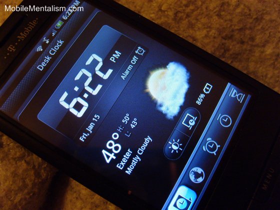 HTC Espresso interface