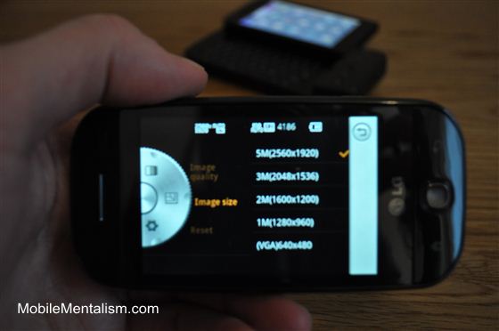 LG GW 620 InTouch Max Review - camera interface