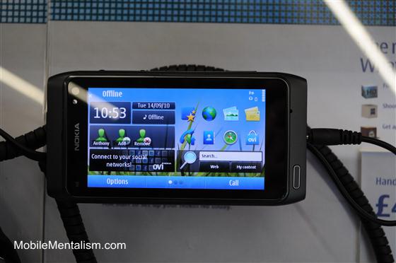 Nokia N8 Symbian^3 user interface