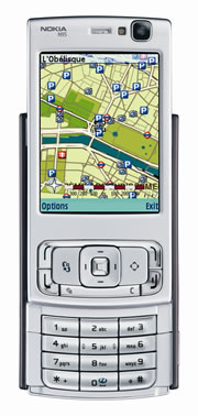 Nokia N95 mobile phone GPS sat-nav