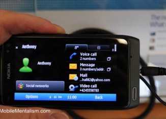 Nokia N8 Symbian^3 user interface